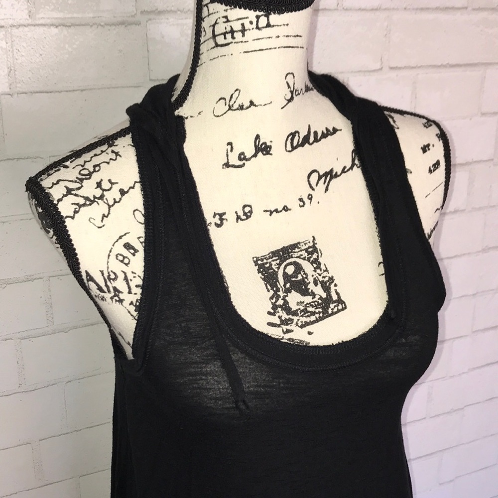 Little black tunic dress/ swimsuit coverup - Picture 3 of 5